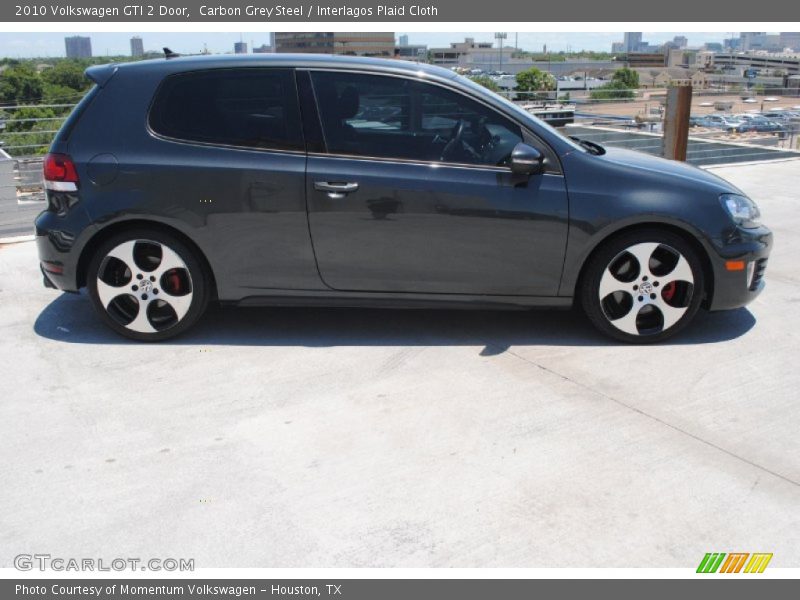 Carbon Grey Steel / Interlagos Plaid Cloth 2010 Volkswagen GTI 2 Door