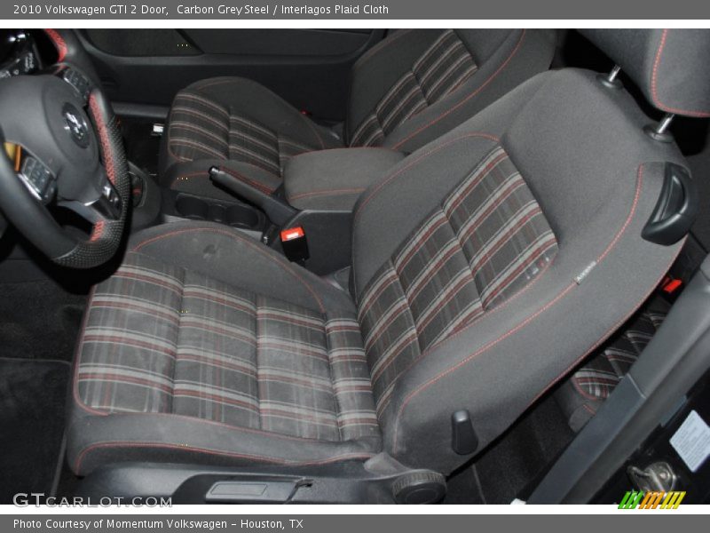 Carbon Grey Steel / Interlagos Plaid Cloth 2010 Volkswagen GTI 2 Door