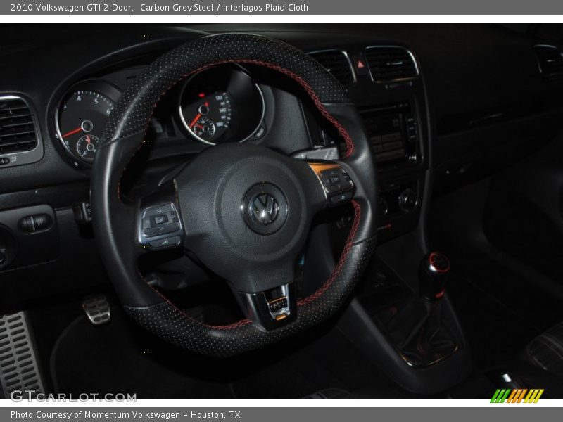 Carbon Grey Steel / Interlagos Plaid Cloth 2010 Volkswagen GTI 2 Door