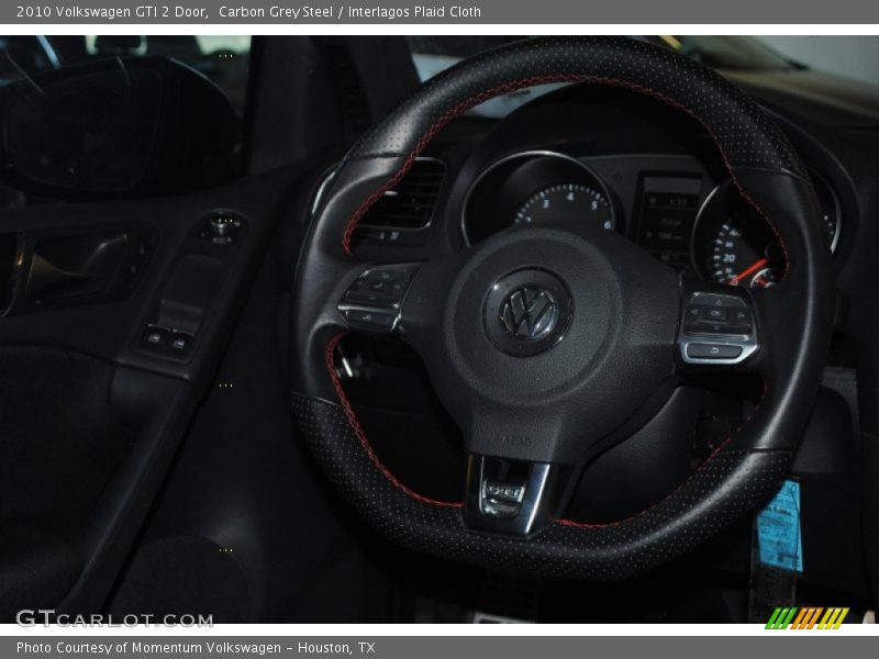 Carbon Grey Steel / Interlagos Plaid Cloth 2010 Volkswagen GTI 2 Door