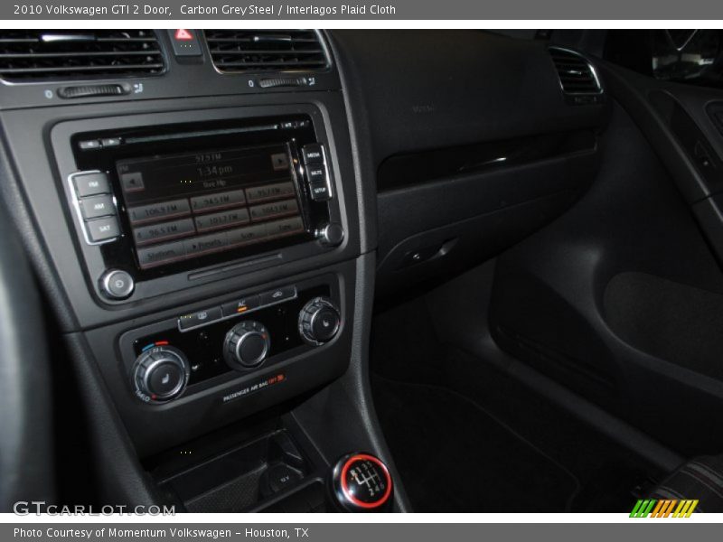 Carbon Grey Steel / Interlagos Plaid Cloth 2010 Volkswagen GTI 2 Door
