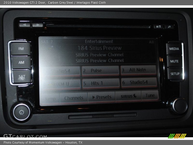 Carbon Grey Steel / Interlagos Plaid Cloth 2010 Volkswagen GTI 2 Door