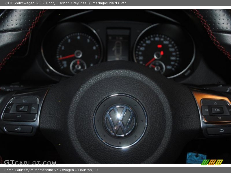 Carbon Grey Steel / Interlagos Plaid Cloth 2010 Volkswagen GTI 2 Door