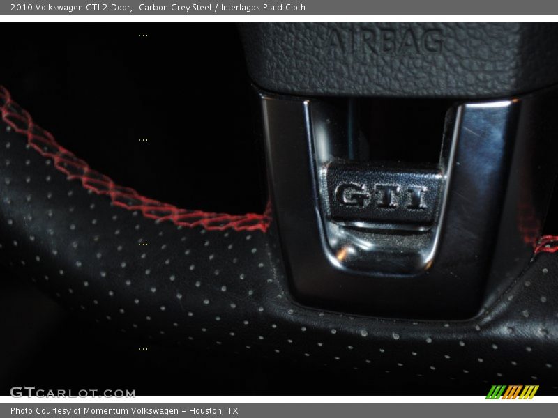 Carbon Grey Steel / Interlagos Plaid Cloth 2010 Volkswagen GTI 2 Door