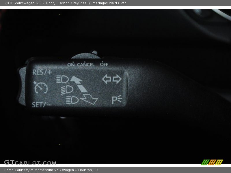 Carbon Grey Steel / Interlagos Plaid Cloth 2010 Volkswagen GTI 2 Door