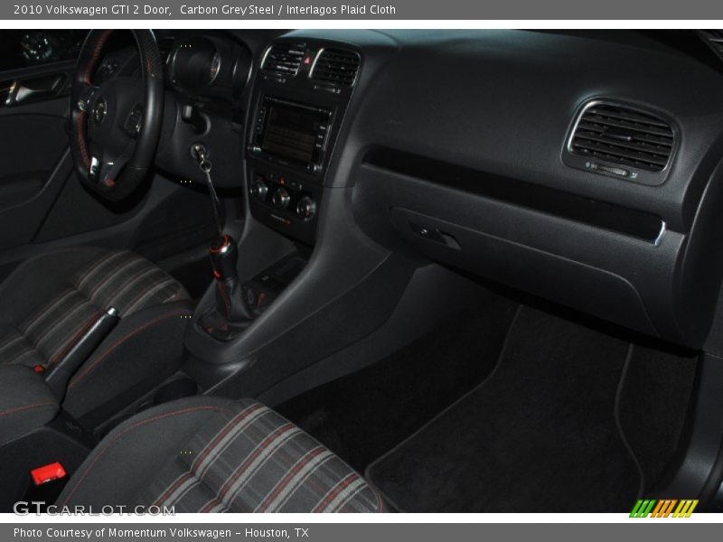 Carbon Grey Steel / Interlagos Plaid Cloth 2010 Volkswagen GTI 2 Door