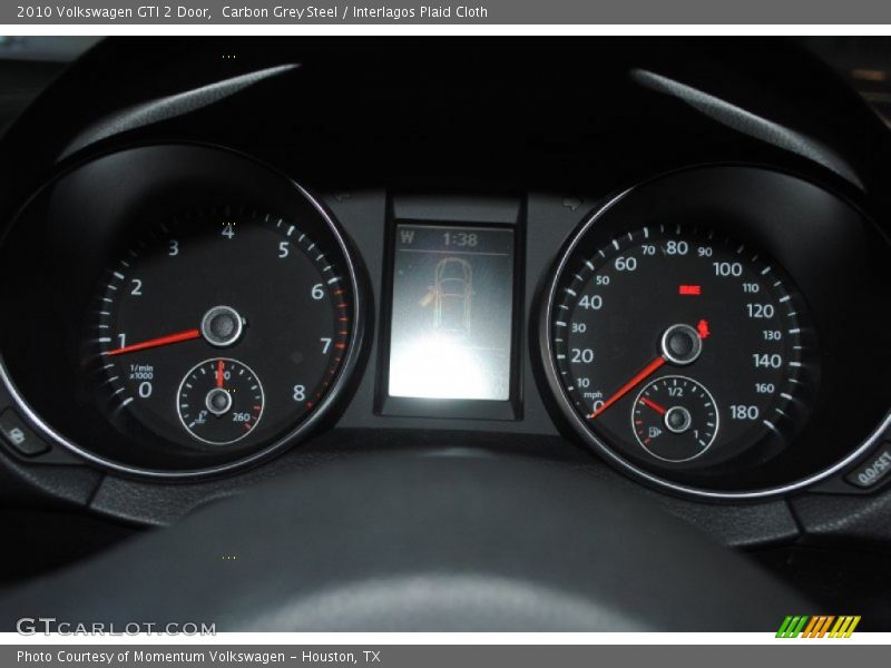 Carbon Grey Steel / Interlagos Plaid Cloth 2010 Volkswagen GTI 2 Door