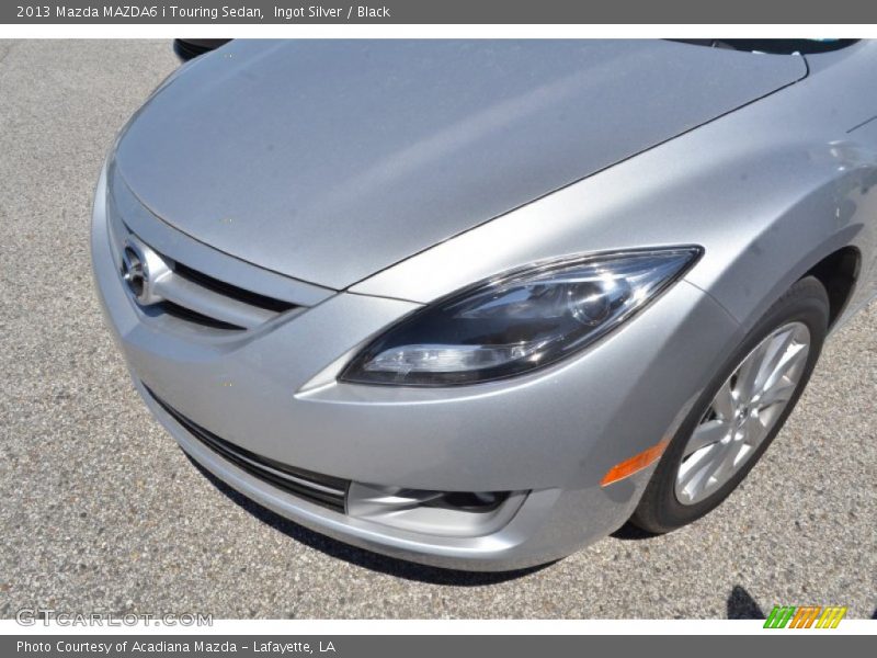 Ingot Silver / Black 2013 Mazda MAZDA6 i Touring Sedan