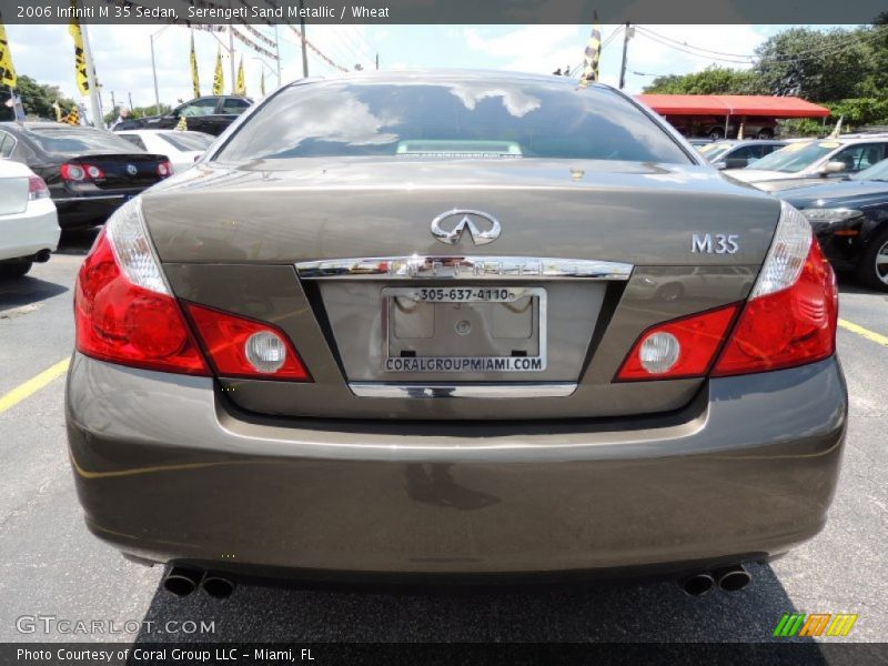 Serengeti Sand Metallic / Wheat 2006 Infiniti M 35 Sedan