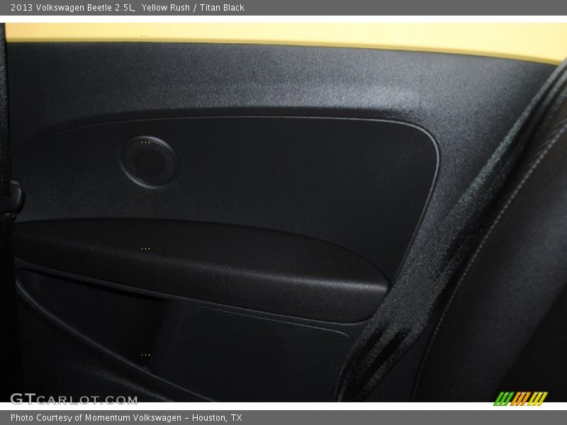 Yellow Rush / Titan Black 2013 Volkswagen Beetle 2.5L