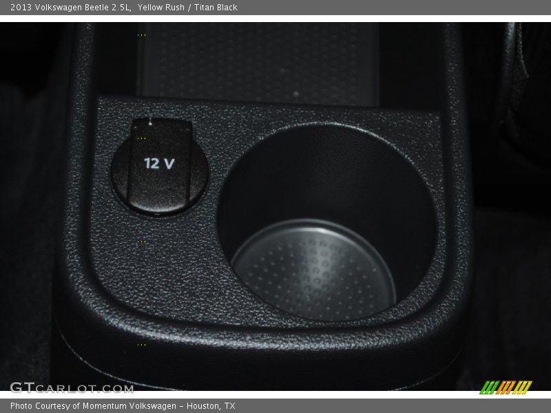 Yellow Rush / Titan Black 2013 Volkswagen Beetle 2.5L
