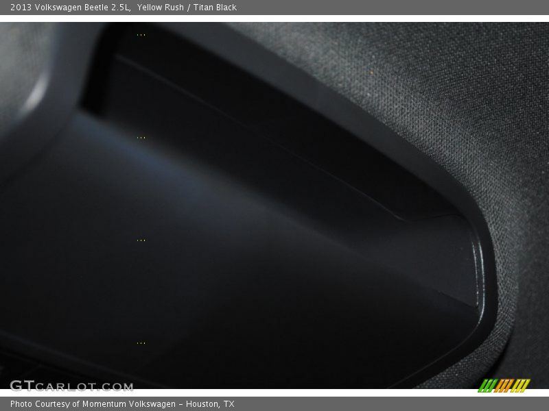 Yellow Rush / Titan Black 2013 Volkswagen Beetle 2.5L