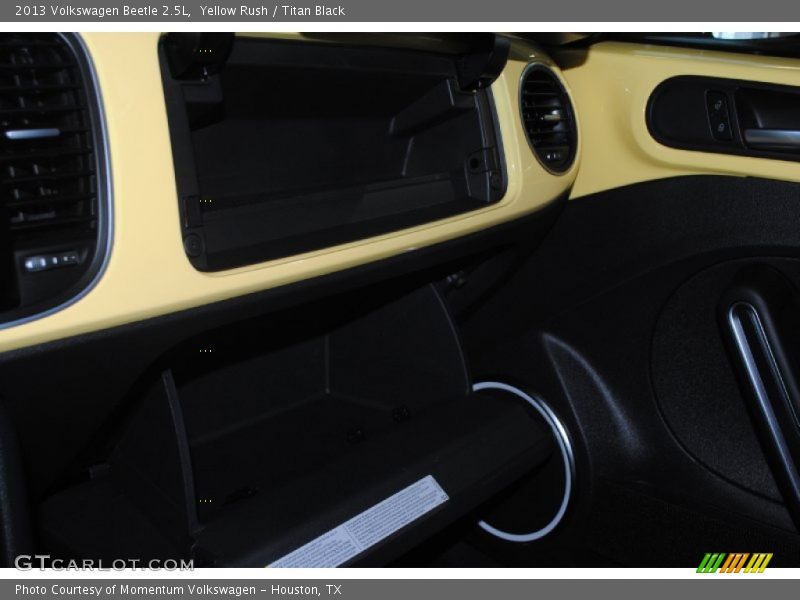 Yellow Rush / Titan Black 2013 Volkswagen Beetle 2.5L