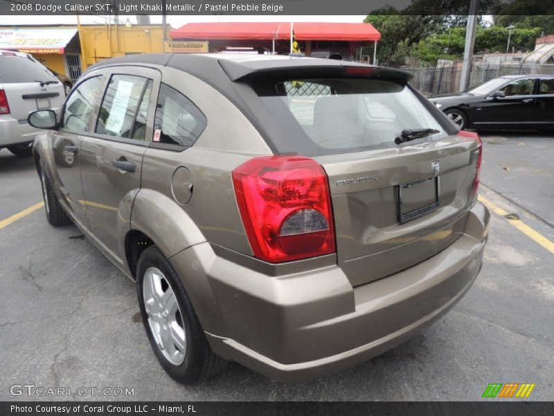 Light Khaki Metallic / Pastel Pebble Beige 2008 Dodge Caliber SXT