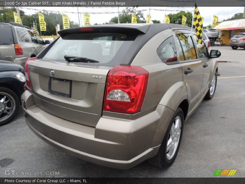 Light Khaki Metallic / Pastel Pebble Beige 2008 Dodge Caliber SXT