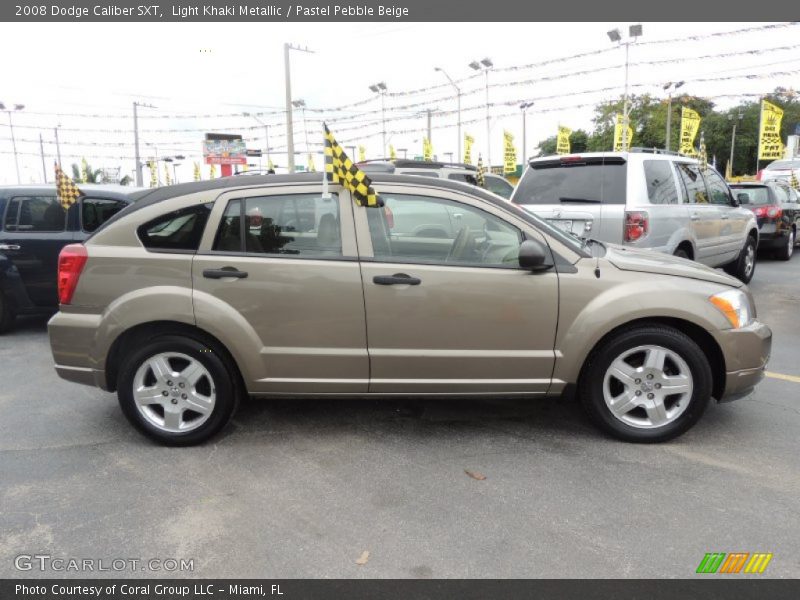 Light Khaki Metallic / Pastel Pebble Beige 2008 Dodge Caliber SXT