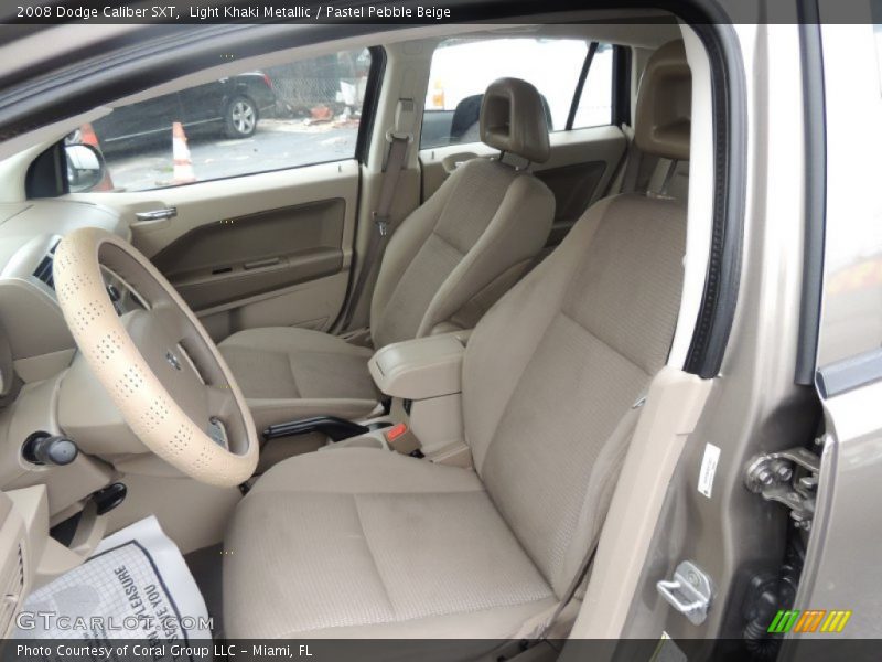 Light Khaki Metallic / Pastel Pebble Beige 2008 Dodge Caliber SXT