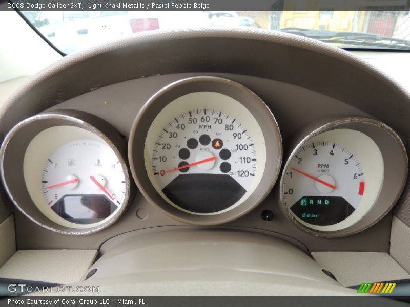 Light Khaki Metallic / Pastel Pebble Beige 2008 Dodge Caliber SXT