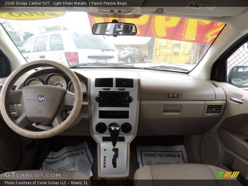 Light Khaki Metallic / Pastel Pebble Beige 2008 Dodge Caliber SXT
