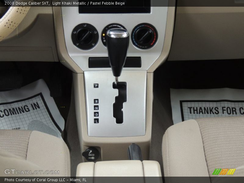 Light Khaki Metallic / Pastel Pebble Beige 2008 Dodge Caliber SXT