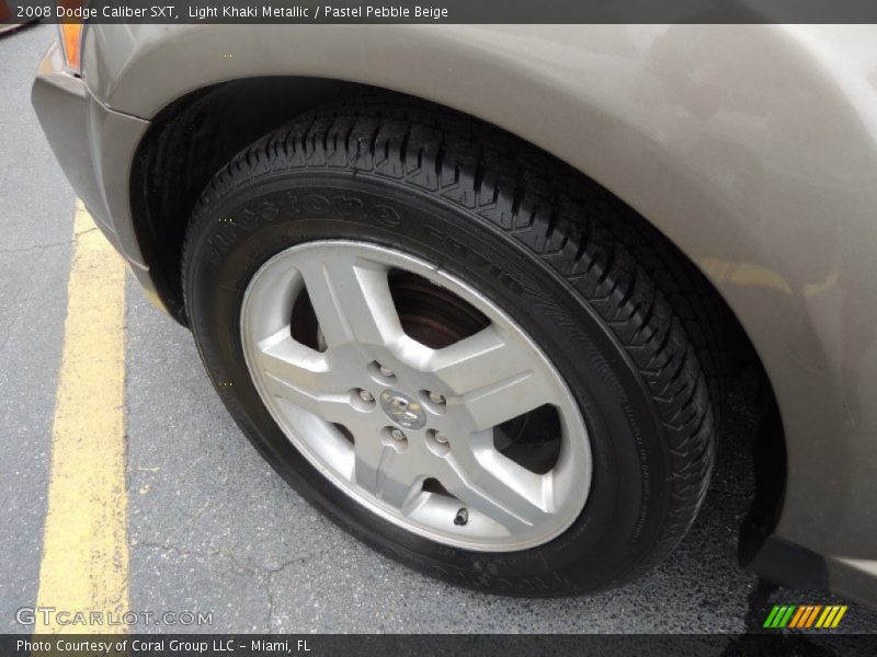 Light Khaki Metallic / Pastel Pebble Beige 2008 Dodge Caliber SXT