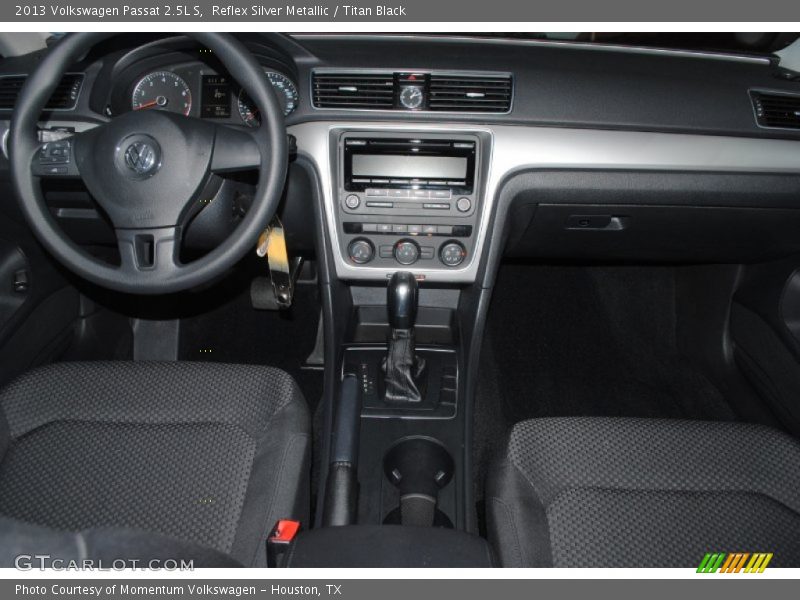 Reflex Silver Metallic / Titan Black 2013 Volkswagen Passat 2.5L S