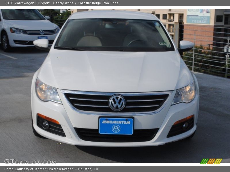 Candy White / Cornsilk Beige Two Tone 2010 Volkswagen CC Sport