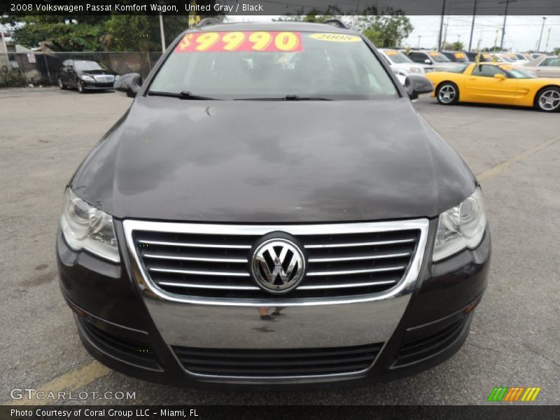United Gray / Black 2008 Volkswagen Passat Komfort Wagon