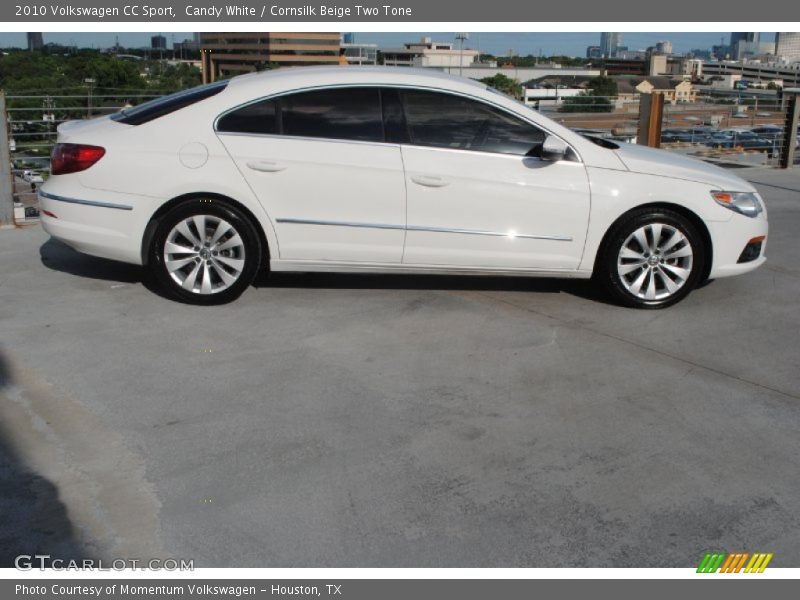 Candy White / Cornsilk Beige Two Tone 2010 Volkswagen CC Sport
