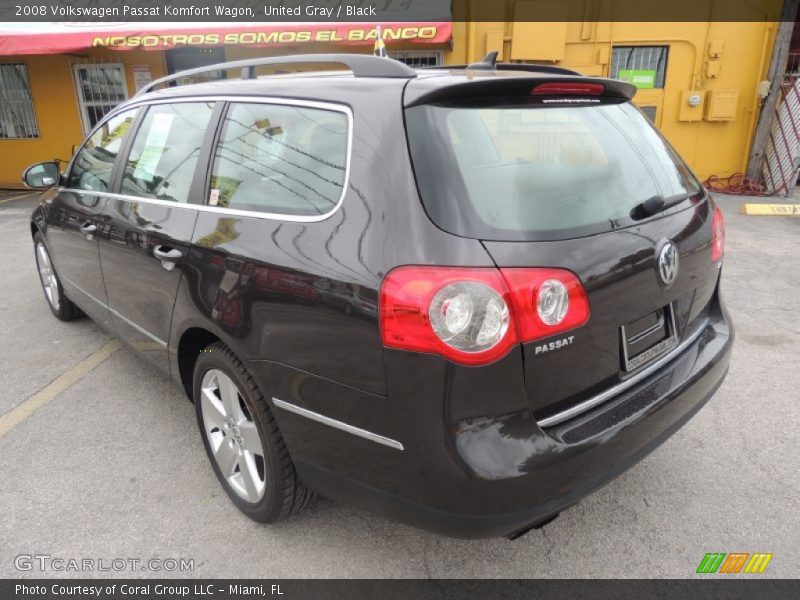 United Gray / Black 2008 Volkswagen Passat Komfort Wagon