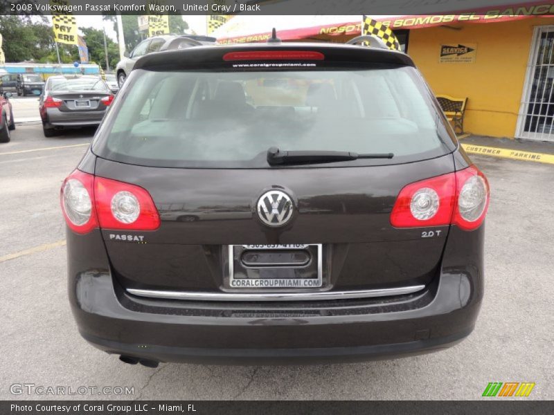 United Gray / Black 2008 Volkswagen Passat Komfort Wagon