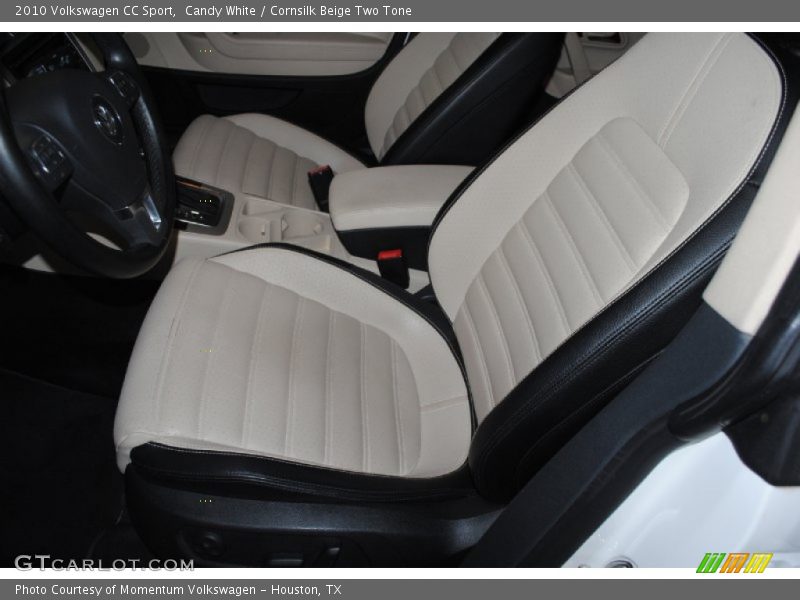 Candy White / Cornsilk Beige Two Tone 2010 Volkswagen CC Sport