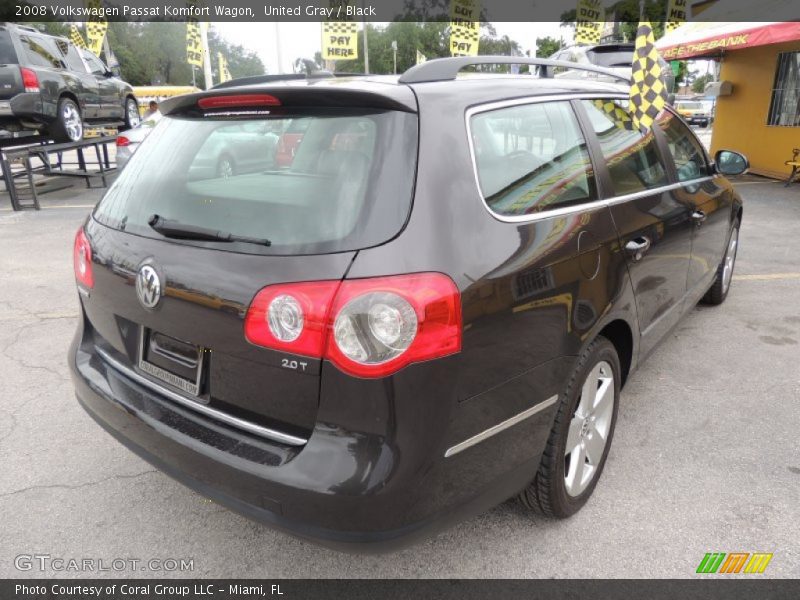 United Gray / Black 2008 Volkswagen Passat Komfort Wagon