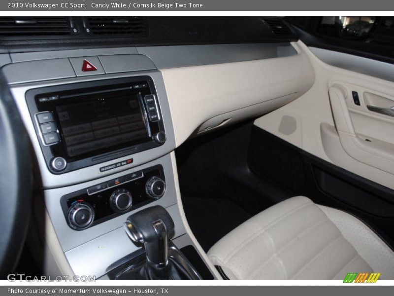 Candy White / Cornsilk Beige Two Tone 2010 Volkswagen CC Sport