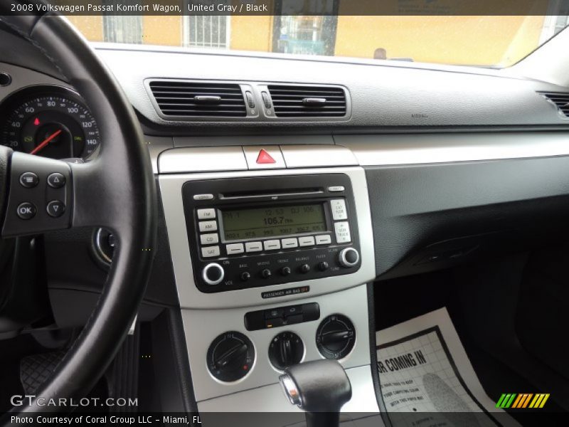 United Gray / Black 2008 Volkswagen Passat Komfort Wagon