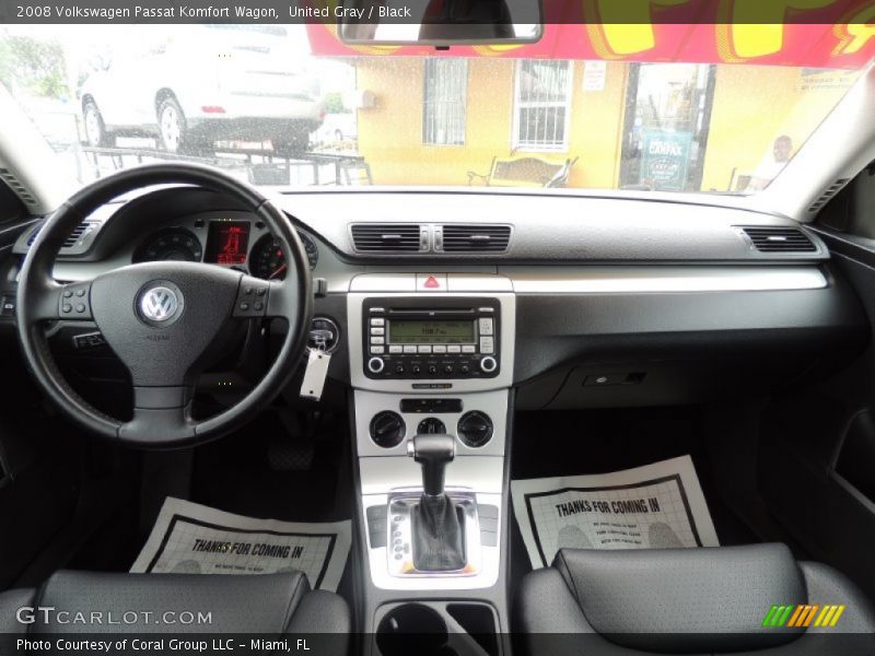 United Gray / Black 2008 Volkswagen Passat Komfort Wagon