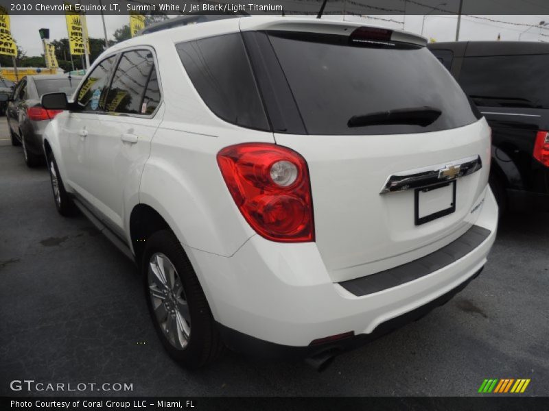 Summit White / Jet Black/Light Titanium 2010 Chevrolet Equinox LT