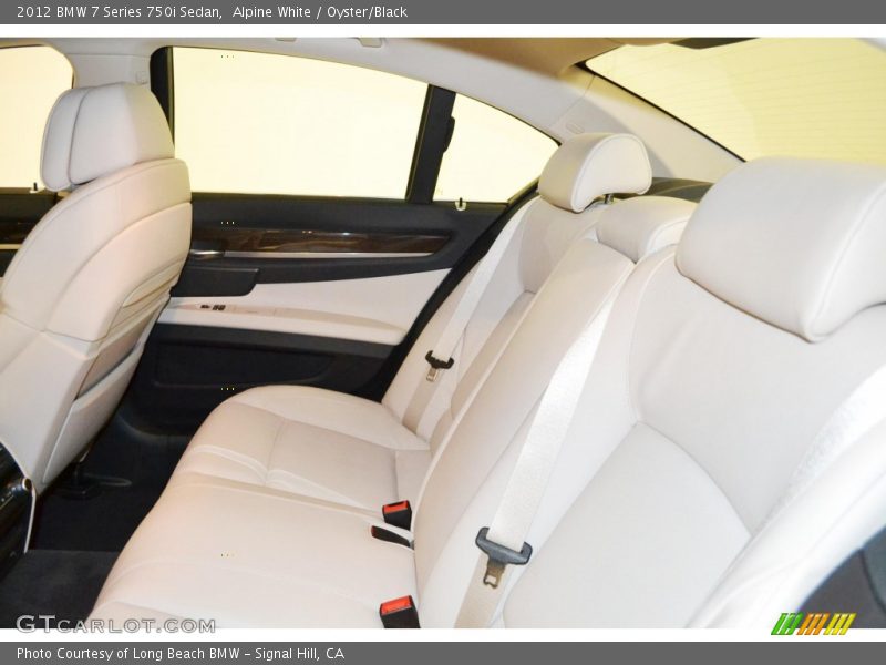 Alpine White / Oyster/Black 2012 BMW 7 Series 750i Sedan