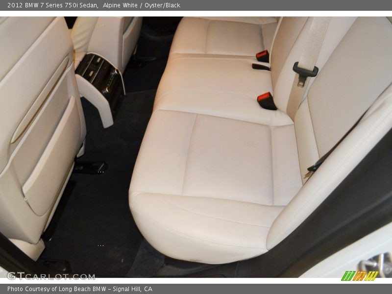 Alpine White / Oyster/Black 2012 BMW 7 Series 750i Sedan