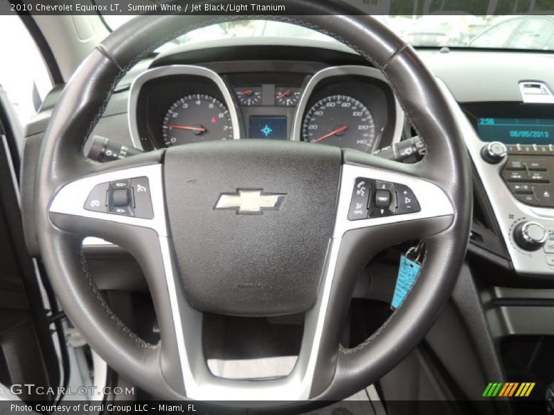 Summit White / Jet Black/Light Titanium 2010 Chevrolet Equinox LT