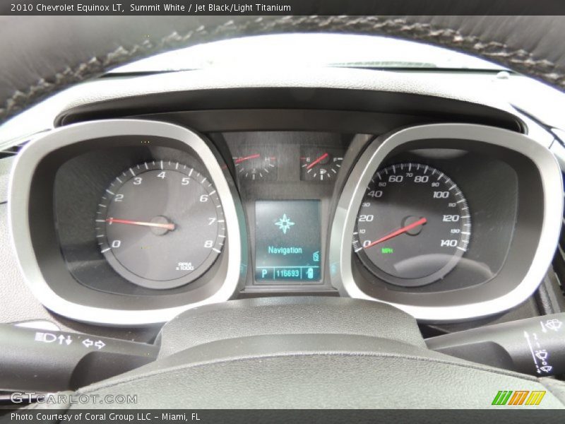 Summit White / Jet Black/Light Titanium 2010 Chevrolet Equinox LT