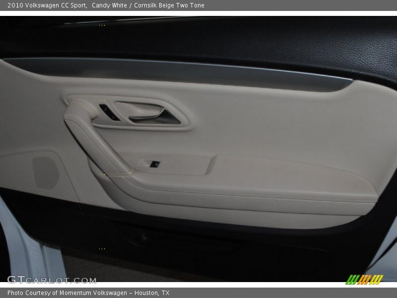 Candy White / Cornsilk Beige Two Tone 2010 Volkswagen CC Sport