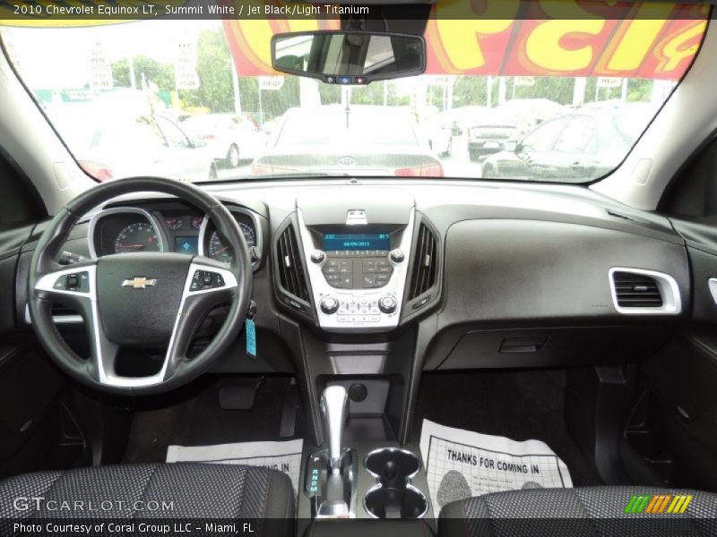 Summit White / Jet Black/Light Titanium 2010 Chevrolet Equinox LT