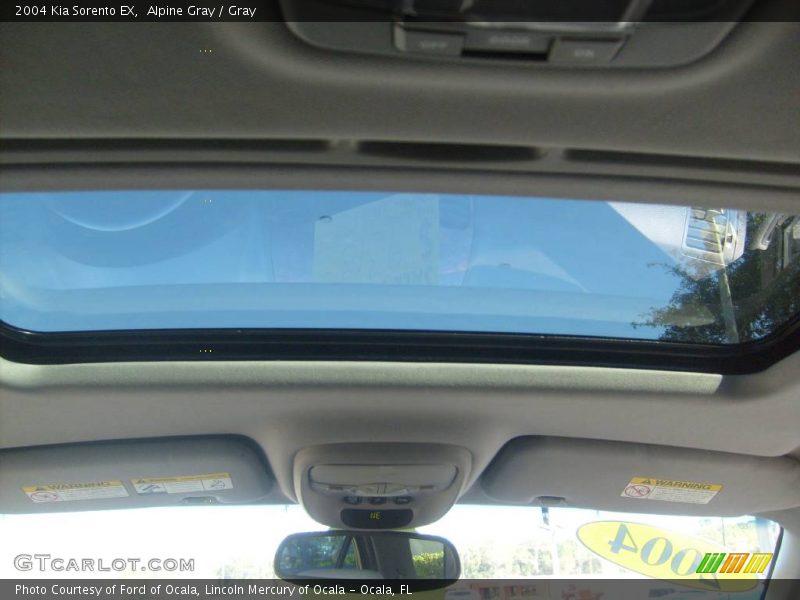 Alpine Gray / Gray 2004 Kia Sorento EX