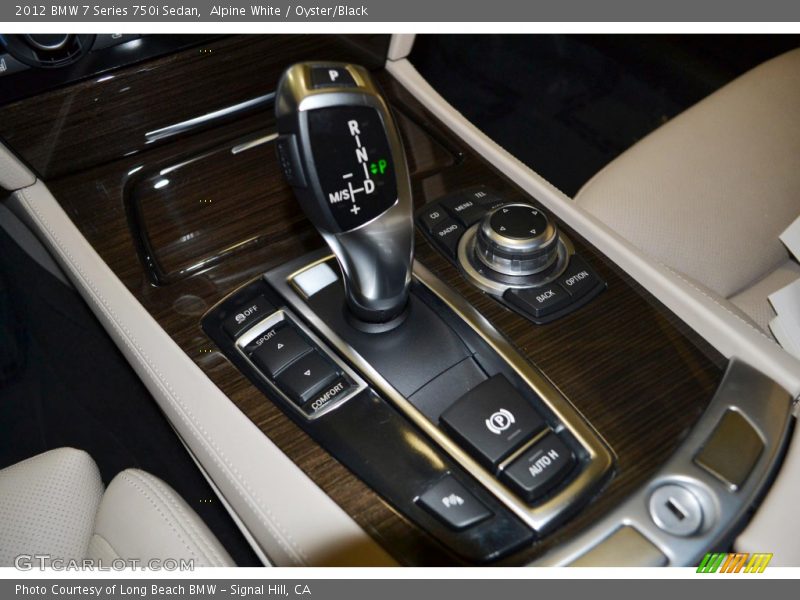 Alpine White / Oyster/Black 2012 BMW 7 Series 750i Sedan