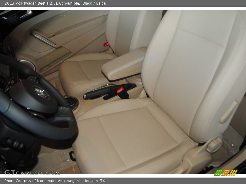 Black / Beige 2013 Volkswagen Beetle 2.5L Convertible