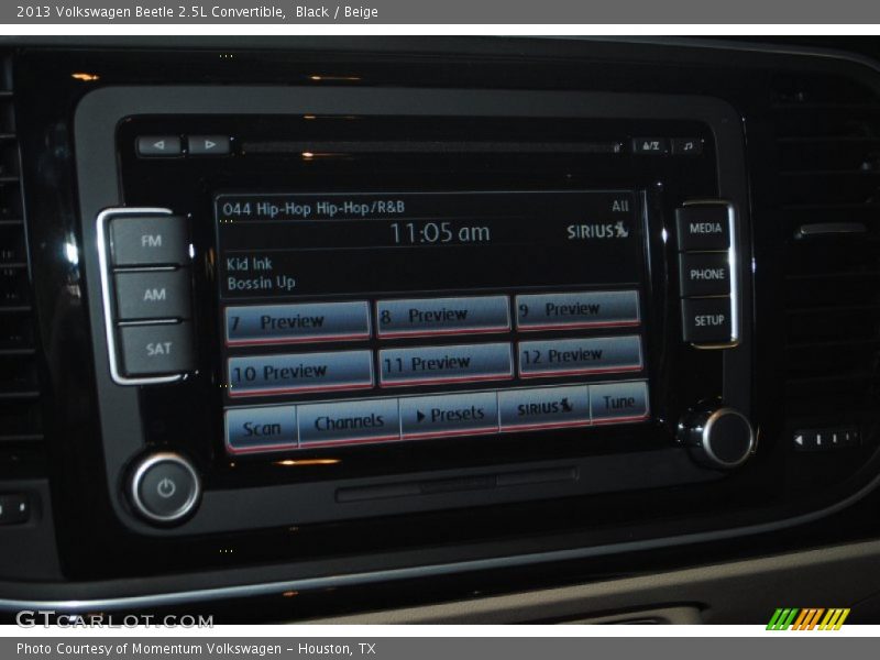 Black / Beige 2013 Volkswagen Beetle 2.5L Convertible