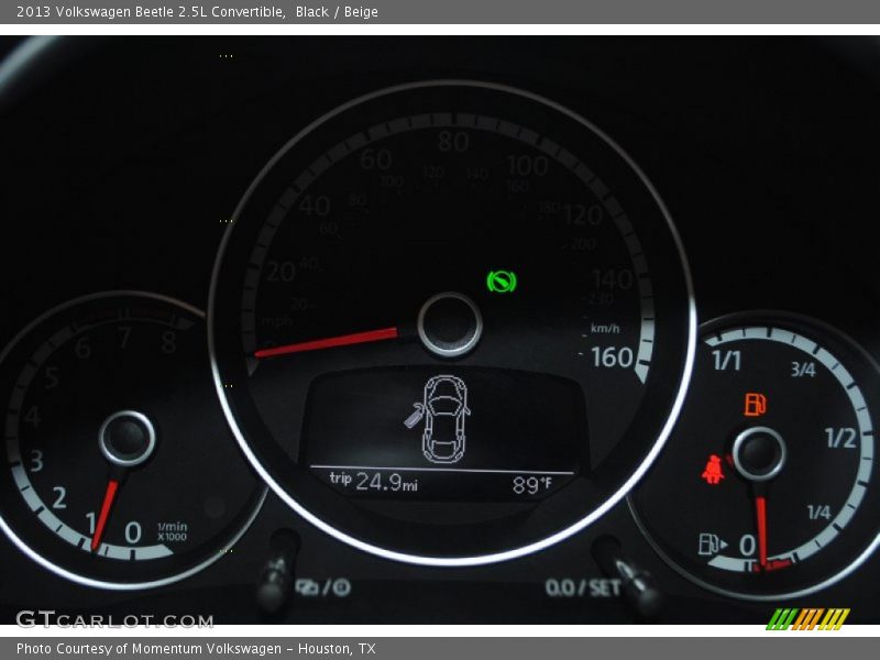 Black / Beige 2013 Volkswagen Beetle 2.5L Convertible