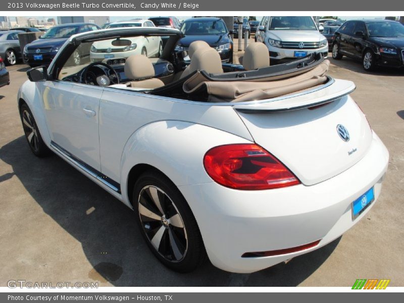 Candy White / Beige 2013 Volkswagen Beetle Turbo Convertible