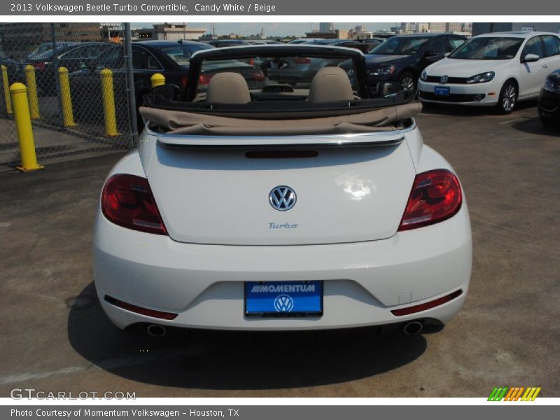 Candy White / Beige 2013 Volkswagen Beetle Turbo Convertible